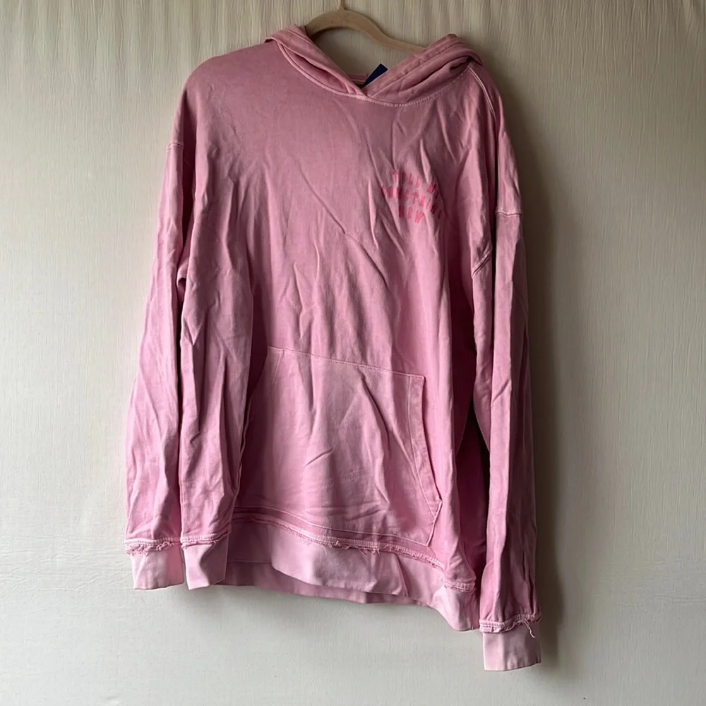 H&M pink oversized hoodie - Picture 1 of 9